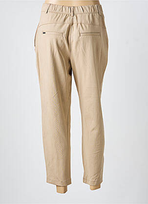 Pantalon 7/8 stretch taille normale beige STREET ONE femme