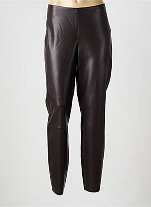 Legging tissage simili-cuir taille normale marron OUI femme