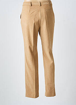 Pantalon chino fermeture zippée sous rabat boutonné taille normale beige BARILOCHE femme