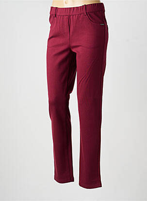 Jegging tissage jersey taille normale rouge BRANDTEX femme