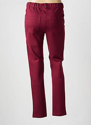 Jegging tissage jersey taille normale rouge BRANDTEX femme