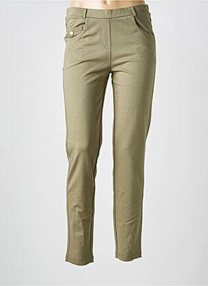Jegging tissage jersey taille normale vert JOY OF LIFE femme