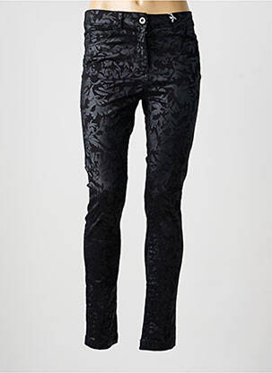 Pantalon slim skinny taille normale noir 7 SEASONS femme