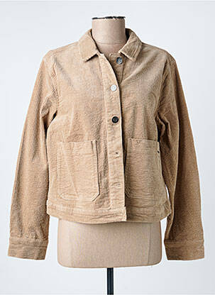 Veste casual coupe droite beige BRANDTEX femme