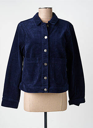 Veste casual coupe droite bleu BRANDTEX femme