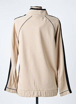 Veste casual fermeture zippée sur le devant beige JOY OF LIFE femme