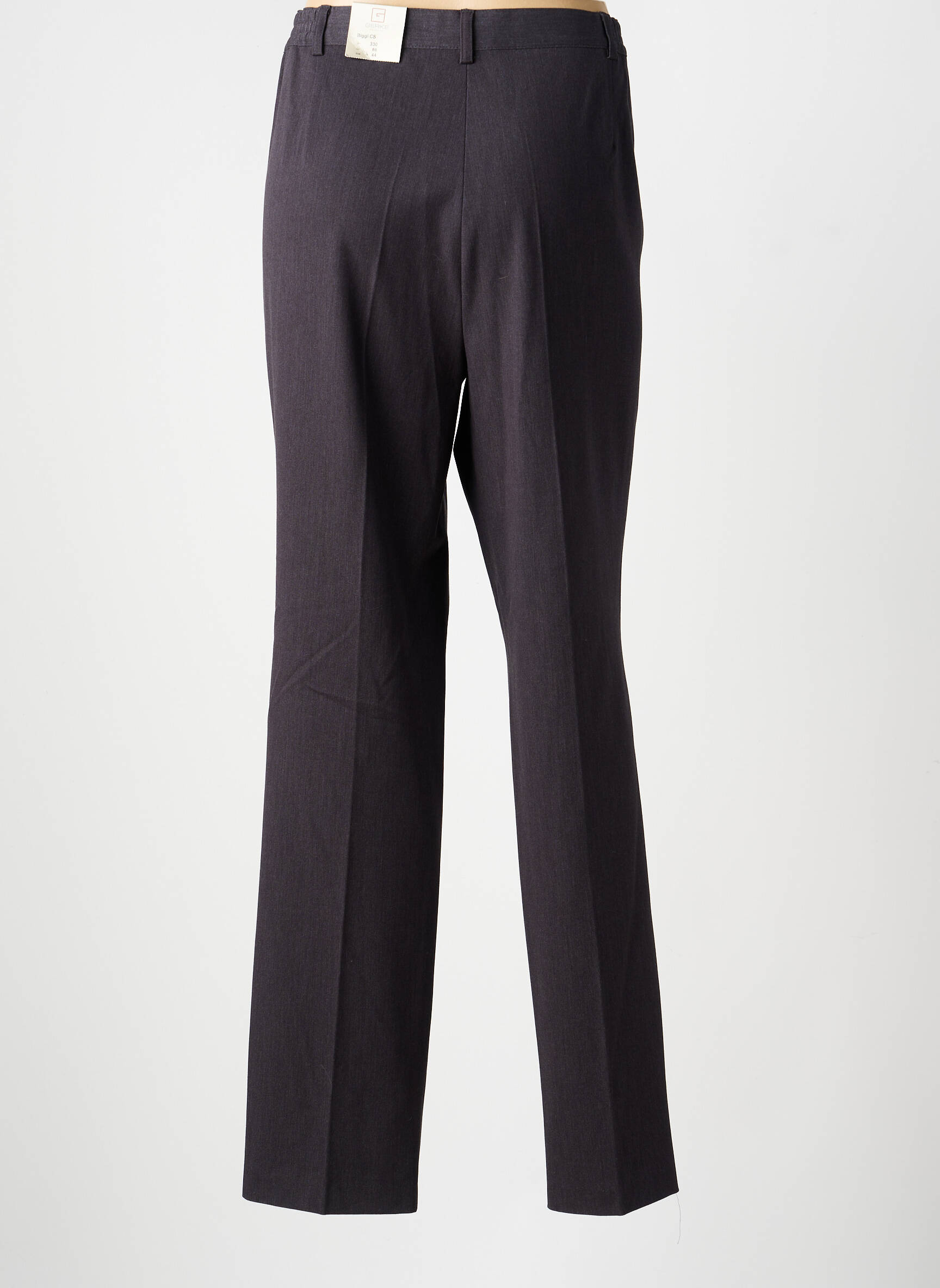 Pantalon slim taille élastique taille normale gris GERKE MY PANTS femme