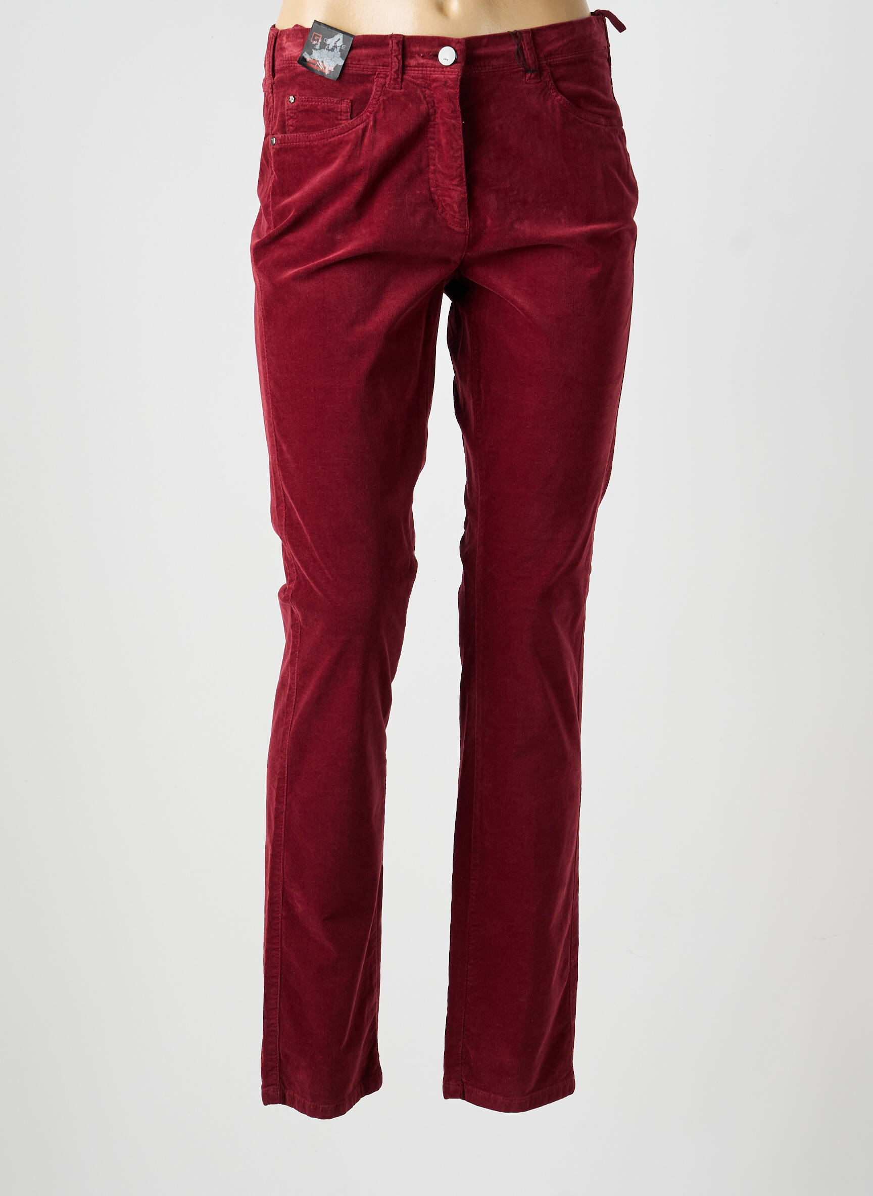 Pantalon slim stretch taille normale rouge GERKE MY PANTS femme