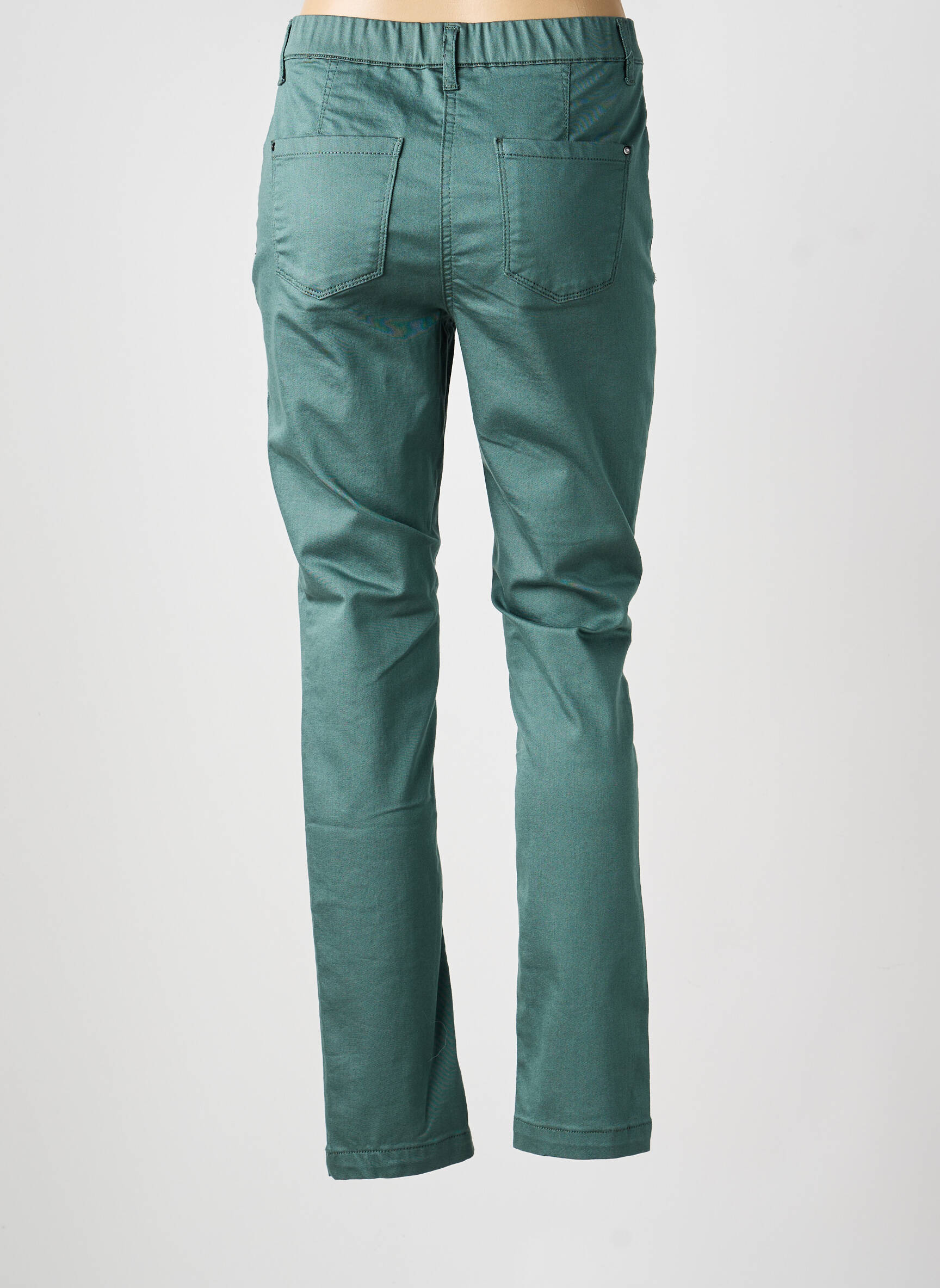 Jegging tissage denim taille normale vert BRANDTEX femme