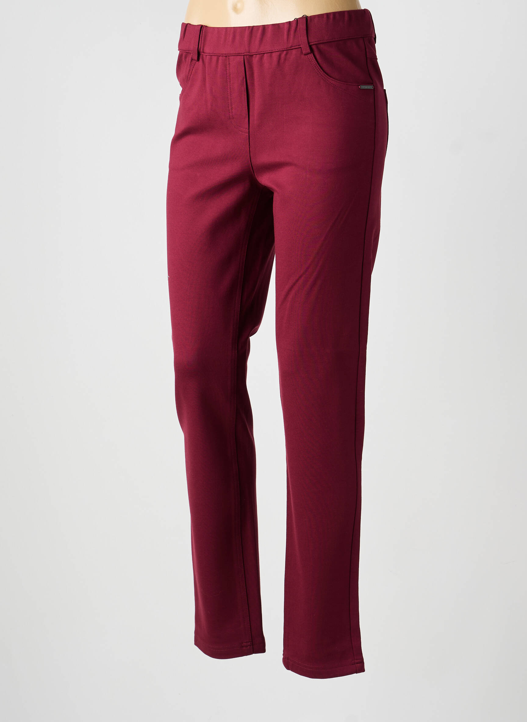 Jegging tissage jersey taille normale rouge BRANDTEX femme