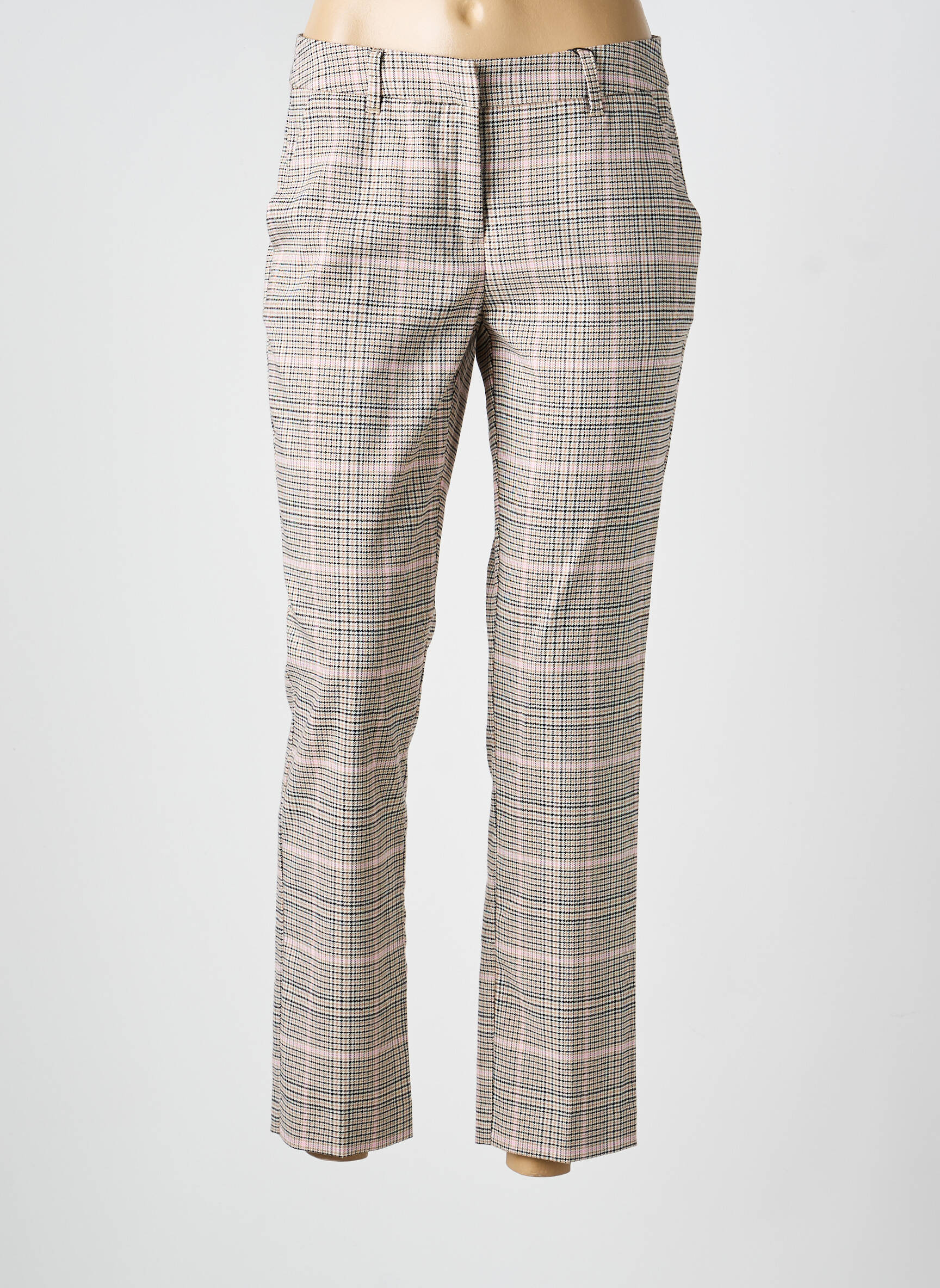 Pantalon chino taille normale taille normale rose BRANDTEX femme