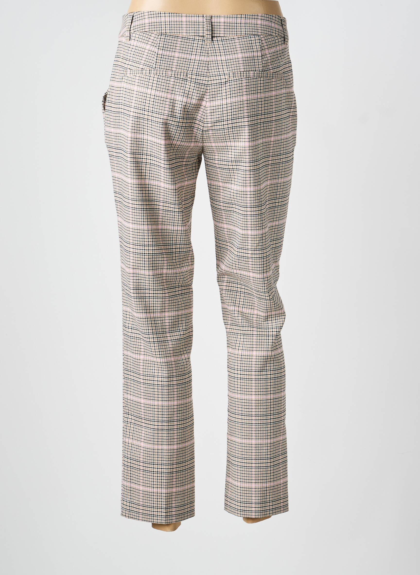 Pantalon chino taille normale taille normale rose BRANDTEX femme