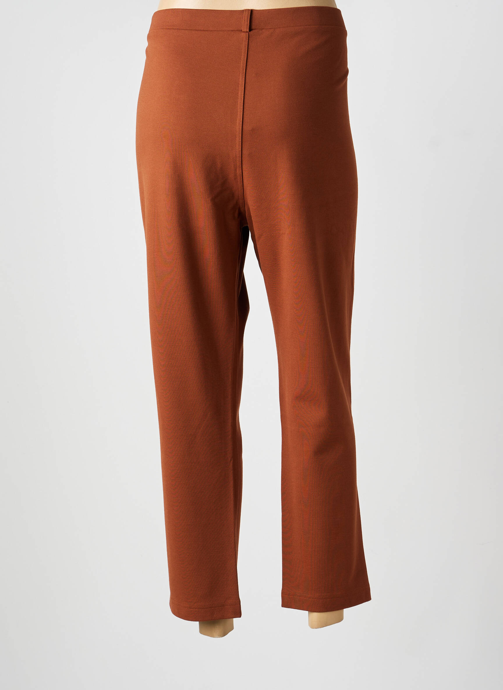 Pantalon 7/8 stretch taille normale marron JOY OF LIFE femme