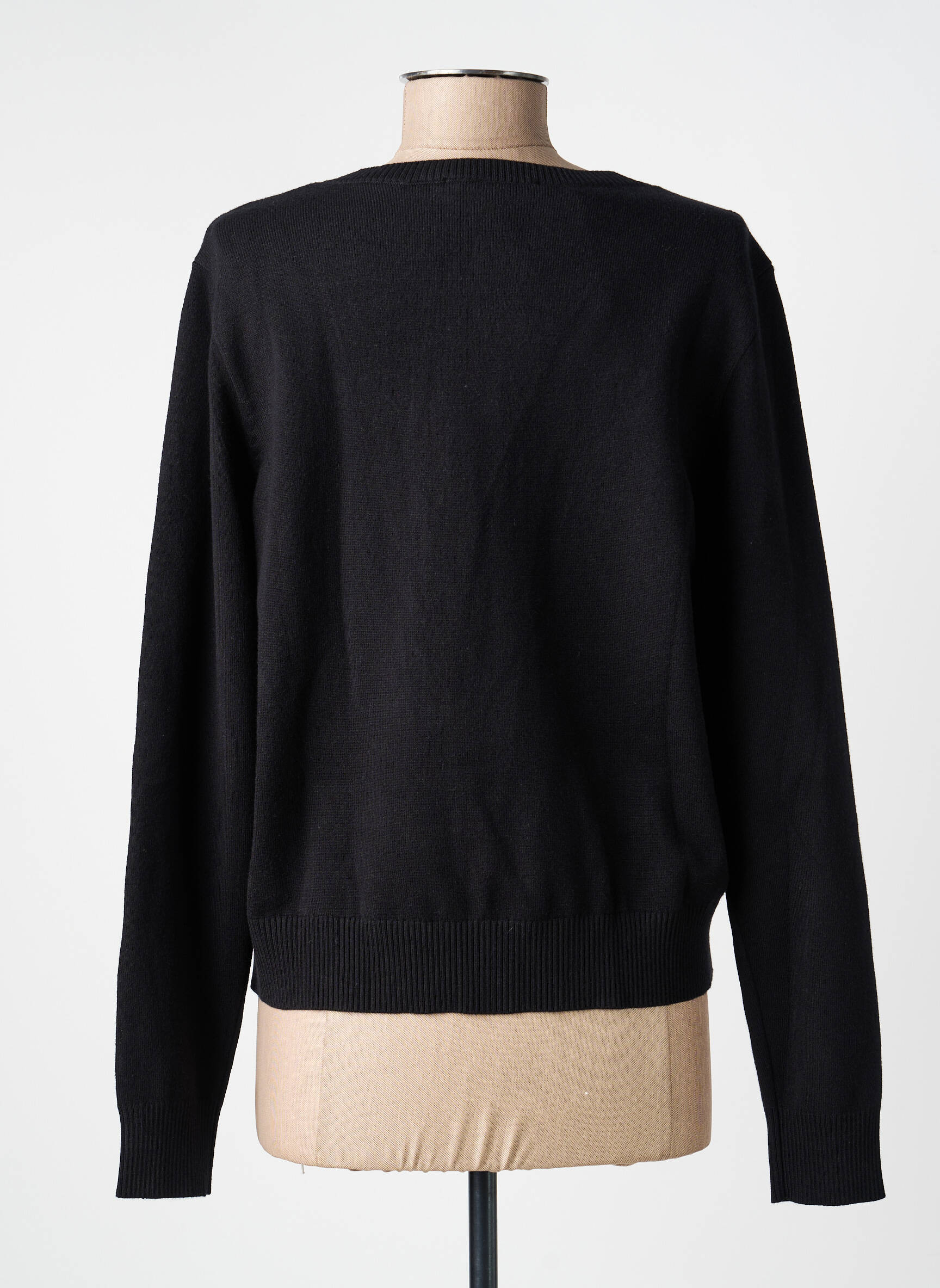 Gilet manches longues col rond noir BETTY BARCLAY femme