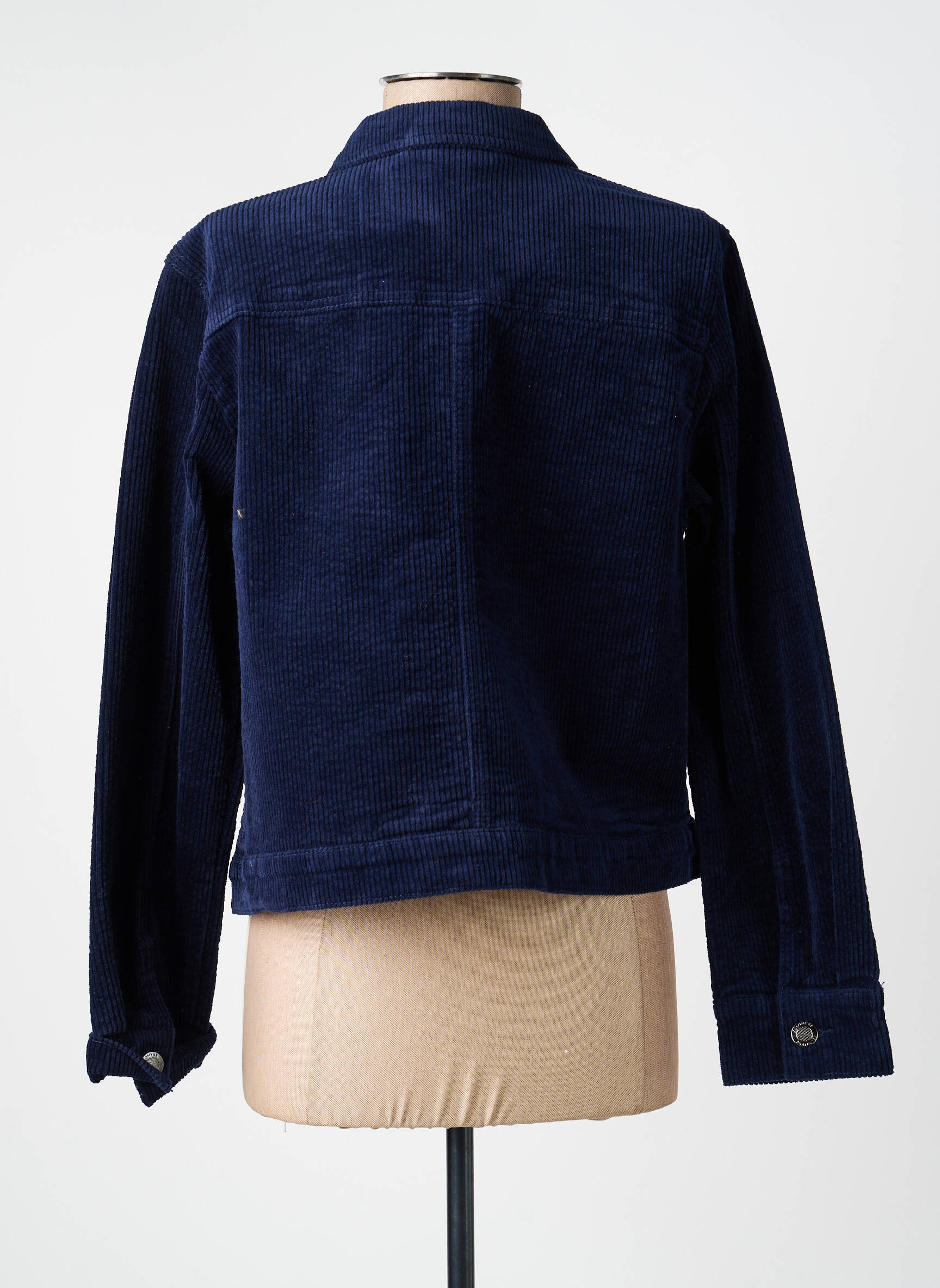 Veste casual coupe droite bleu BRANDTEX femme