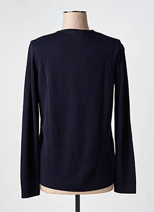 Top tissage jersey manches longues bleu KALISSON femme