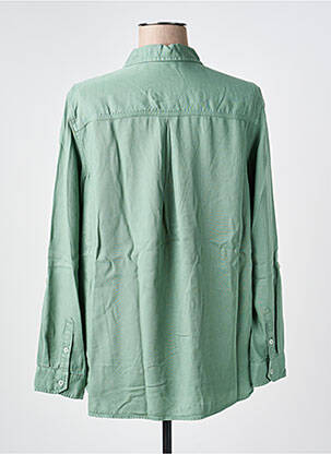 Chemisier coupe droite manches longues vert CECIL femme