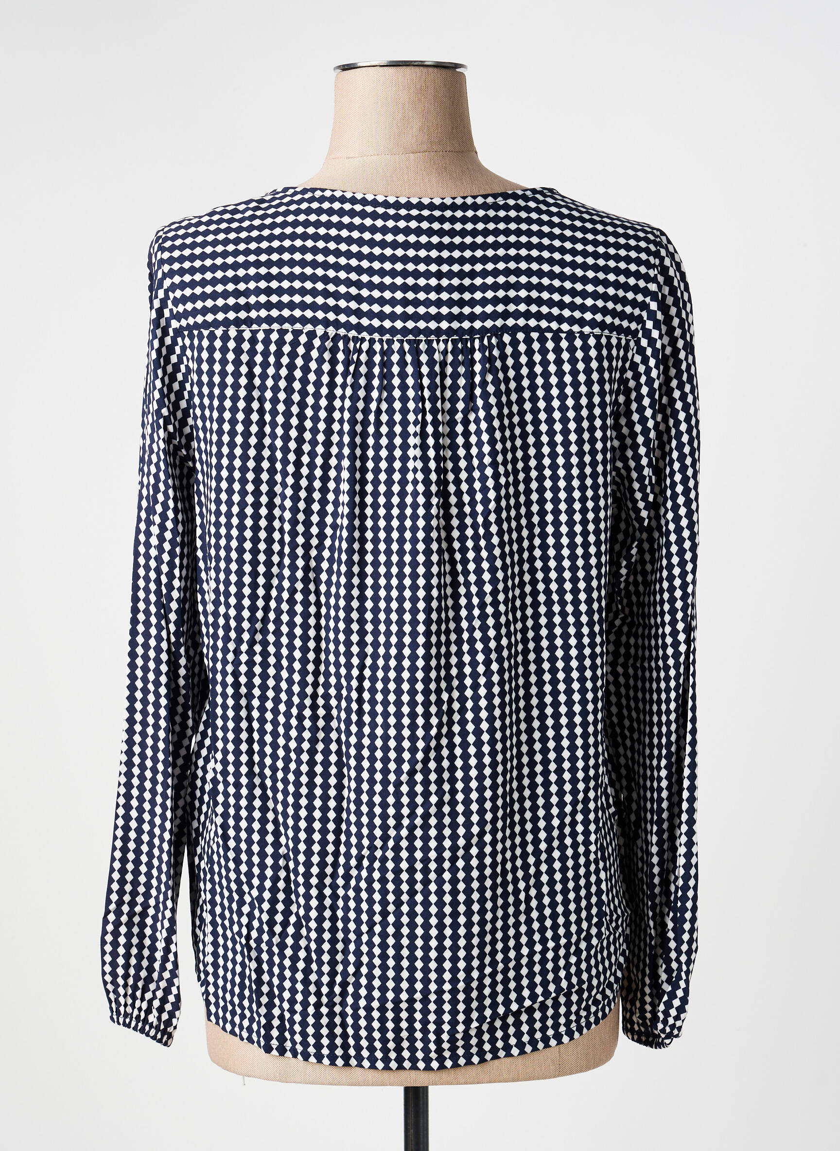 Chemisier coupe droite manches longues noir STREET ONE femme