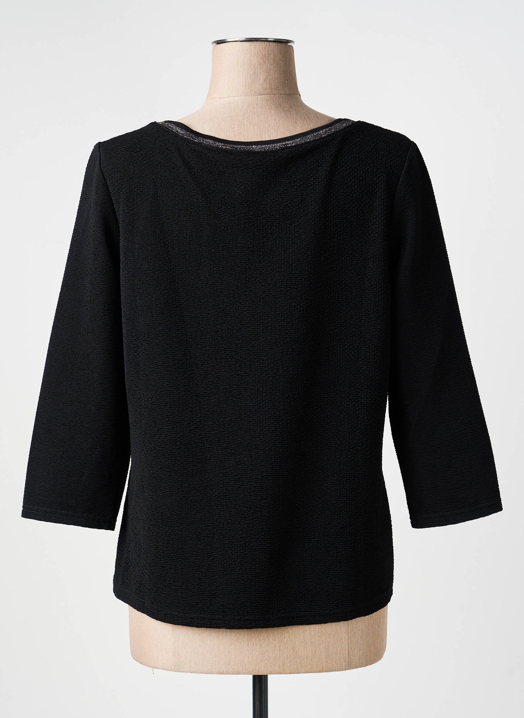Top stretch manches 3/4 noir BETTY BARCLAY femme