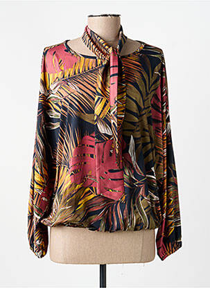 Blouse manches longues manches longues noir K-DESIGN femme