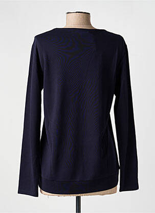 Sweat-shirt stretch manches longues noir KALISSON femme