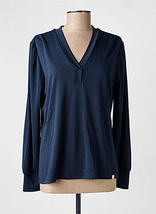 T-shirt manches longues manches longues bleu PAZ TORRAS femme