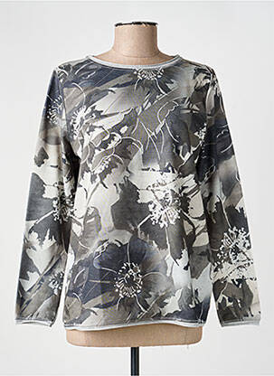 Sweat-shirt stretch manches longues vert JOY OF LIFE femme