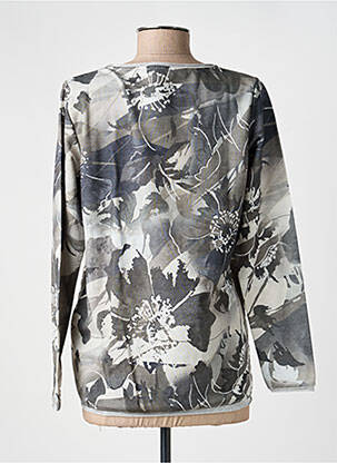 Sweat-shirt stretch manches longues vert JOY OF LIFE femme