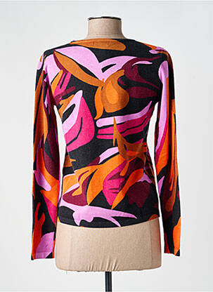 Pull coupe cintrée manches longues orange TELMAIL femme