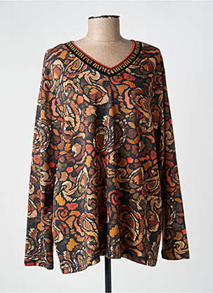 Pull coupe cintrée manches longues noir TELMAIL femme