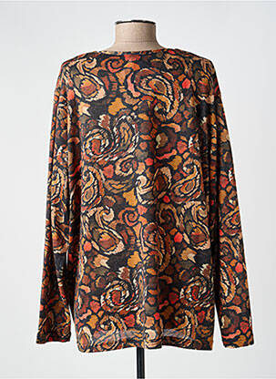 Pull coupe cintrée manches longues noir TELMAIL femme