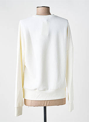 Sweat-shirt stretch manches longues beige JOY OF LIFE femme