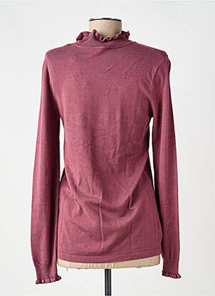 Pull coupe cintrée manches longues violet CONCEPT K femme