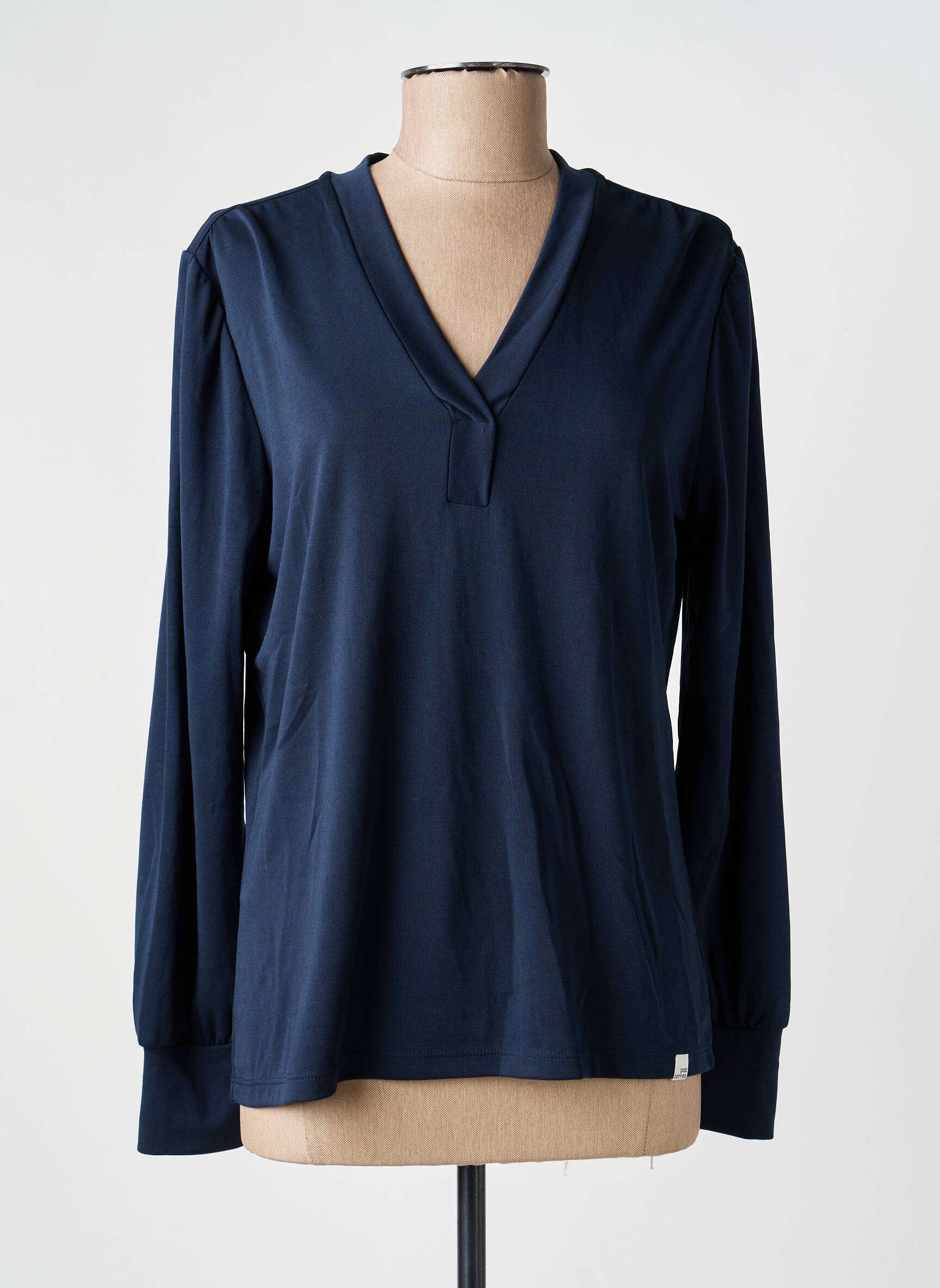 T-shirt manches longues manches longues bleu PAZ TORRAS femme