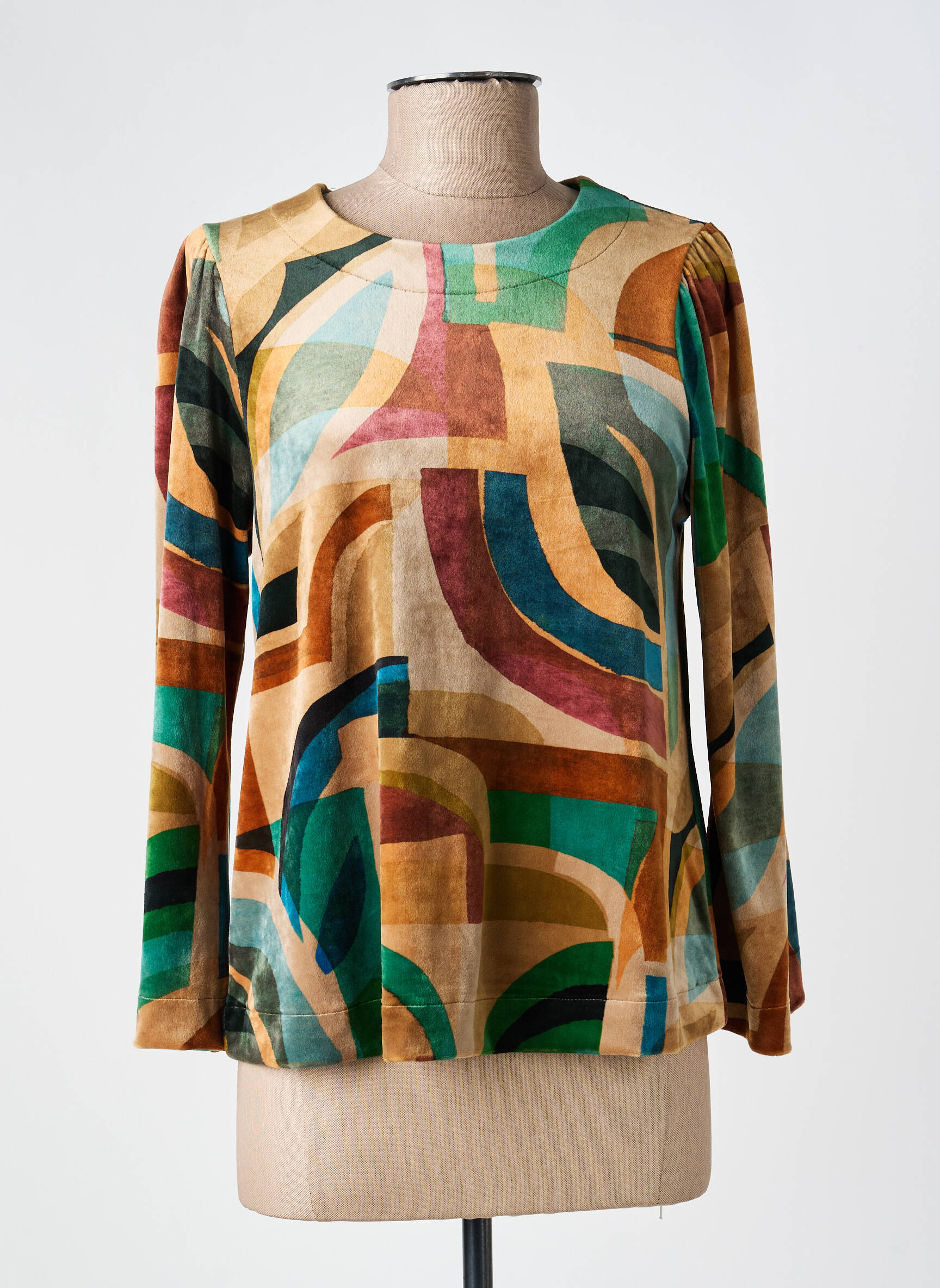 Top stretch manches longues beige ALDO MARTIN'S femme