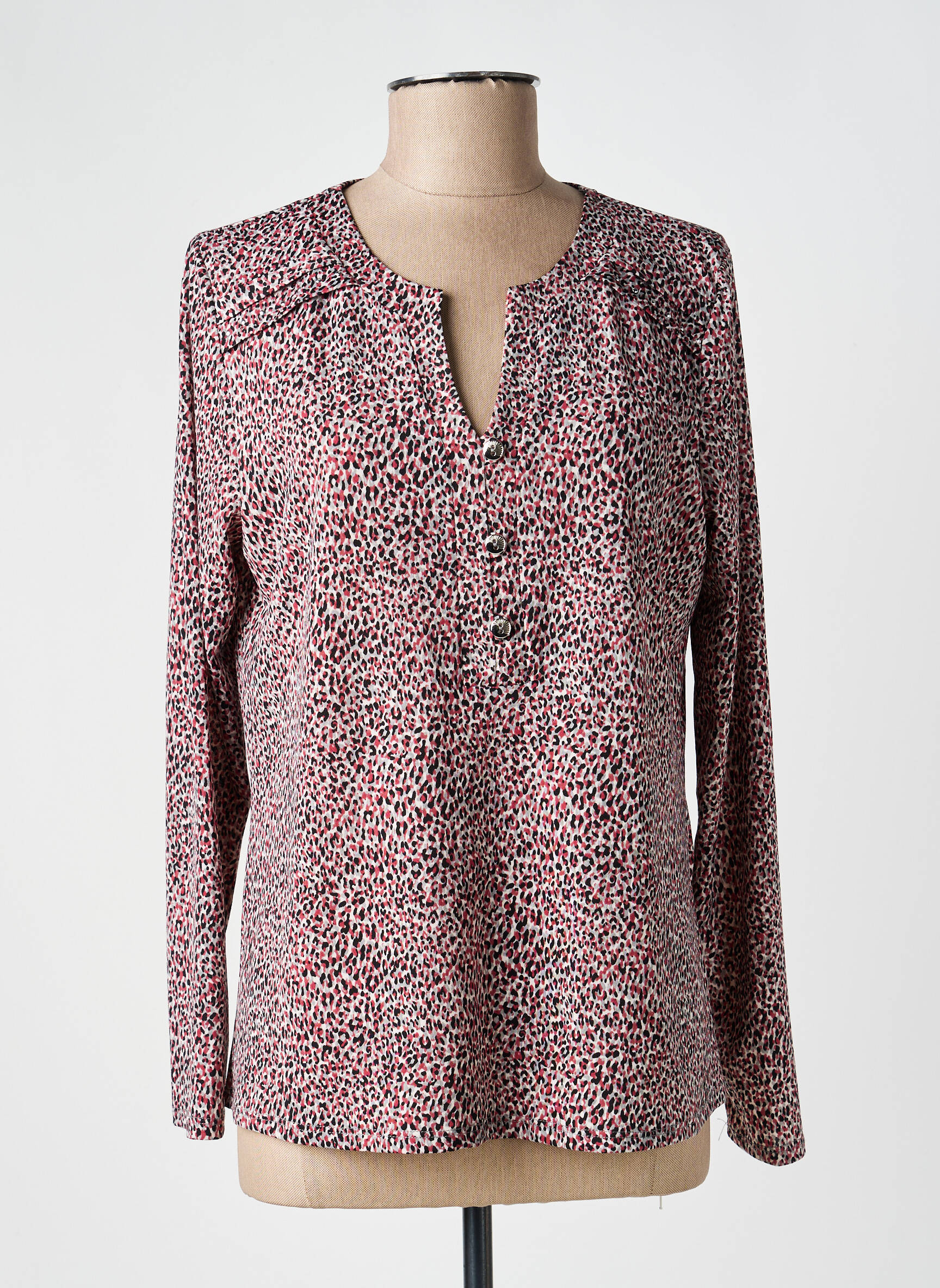 T-shirt manches longues manches longues rose JULIE GUERLANDE femme