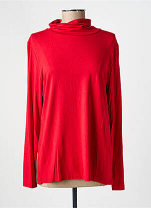 Sous-pull stretch manches longues rouge HAJO femme