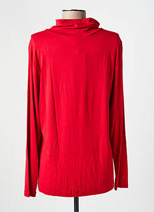 Sous-pull stretch manches longues rouge HAJO femme
