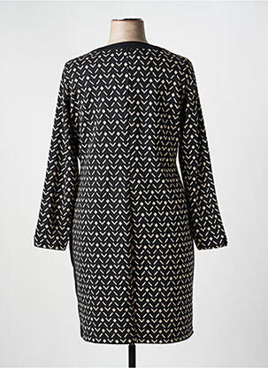 Robe mi-longue manches longues manches longues noir BETTY BARCLAY femme