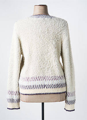 Pull coupe cintrée manches longues violet PAZ TORRAS femme