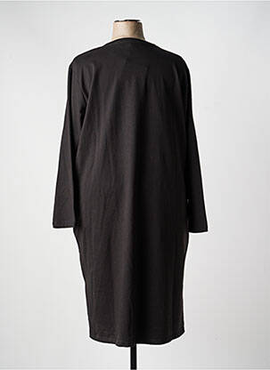 Robe longue manches longues manches longues noir CISO femme
