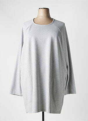Tunique manches longues col rond gris CISO femme