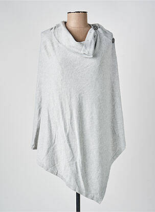 Poncho gris MARBLE femme