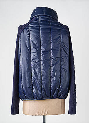 Doudoune poches sans capuche bleu K-DESIGN femme
