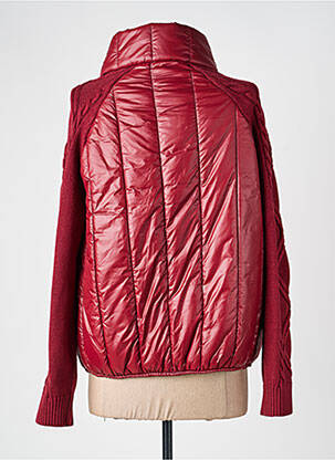 Doudoune poches sans capuche rouge K-DESIGN femme