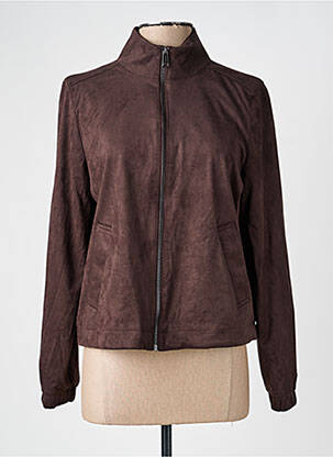 Veste casual coupe droite marron STREET ONE femme