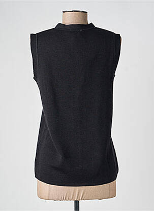 Gilet sans manche coupe cintrée noir TELMAIL femme