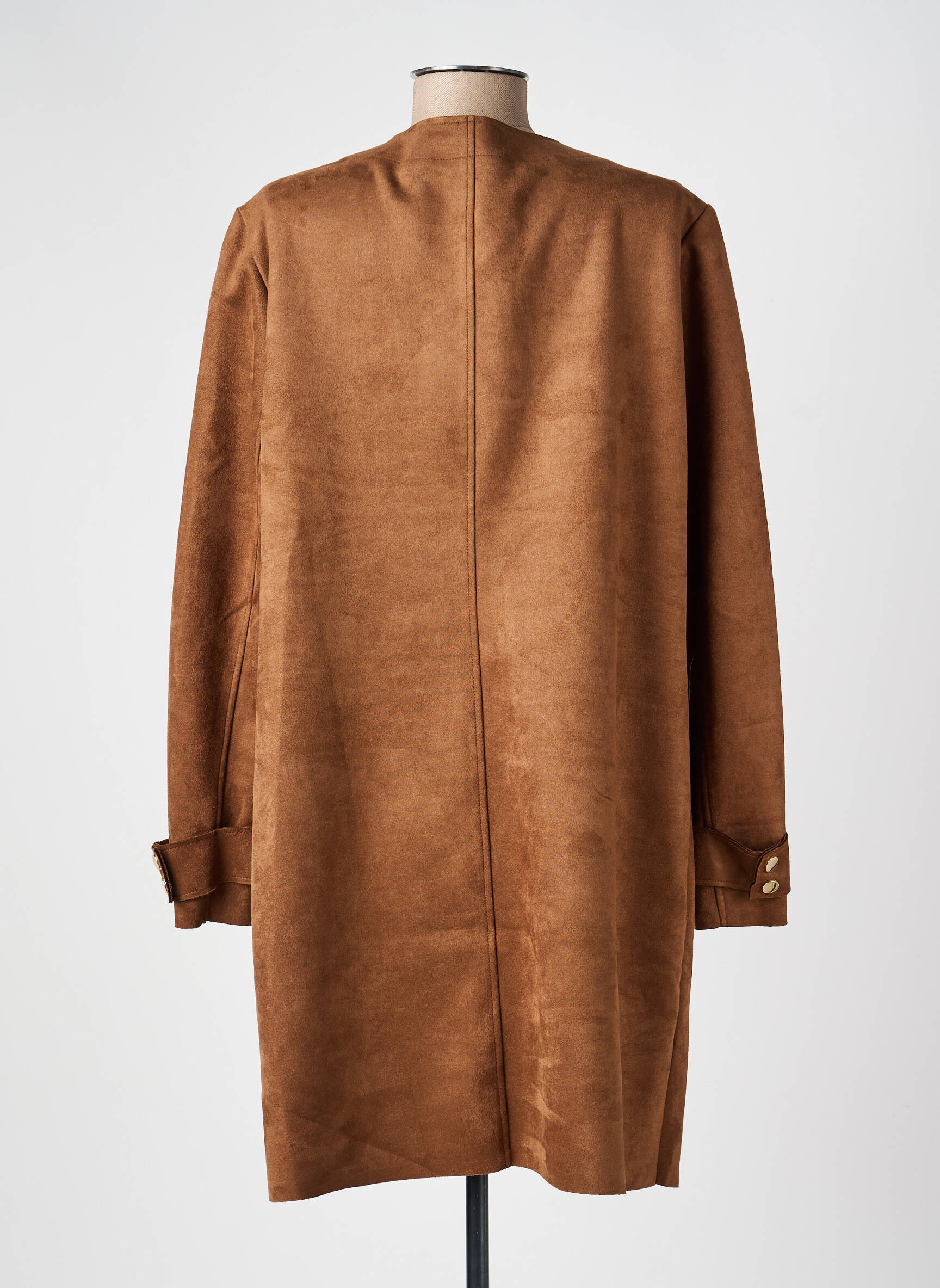 Veste casual col rond marron BETTY BARCLAY femme