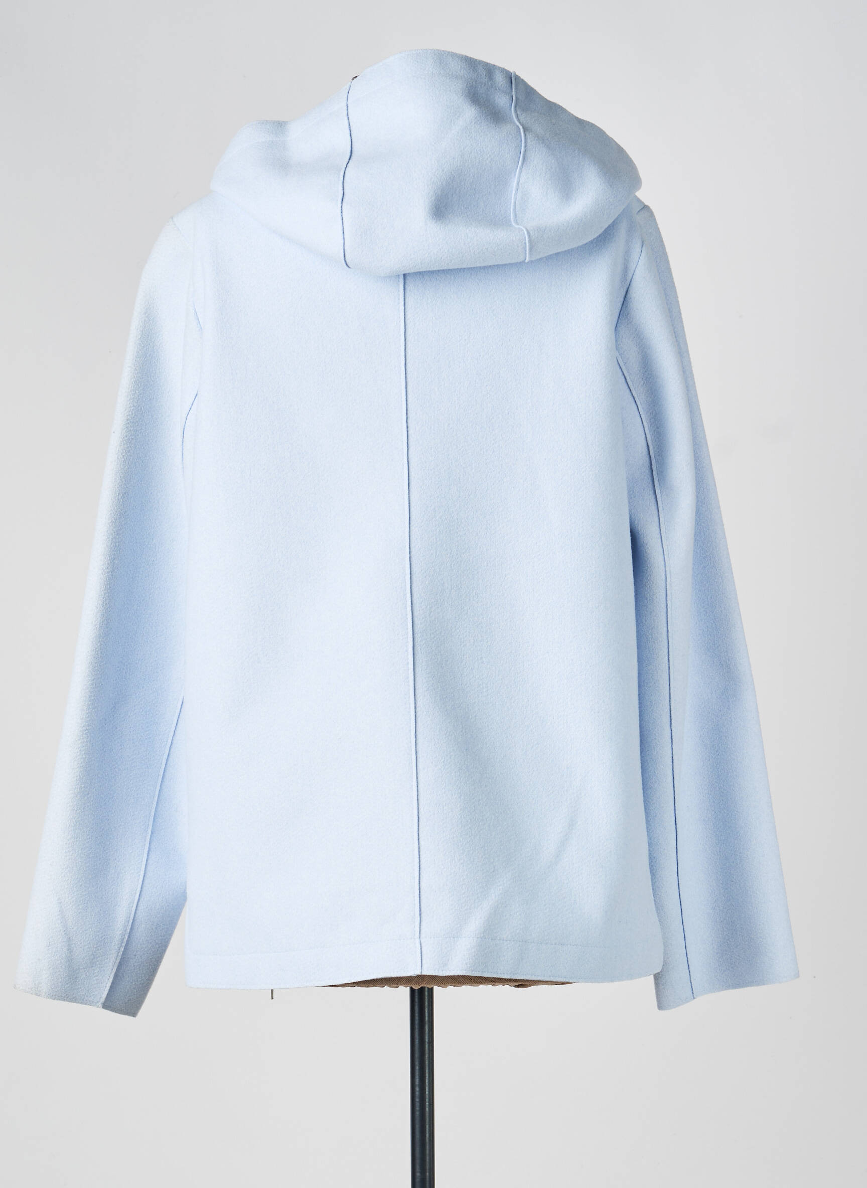 Manteau court capuche a capuche bleu BETTY BARCLAY femme