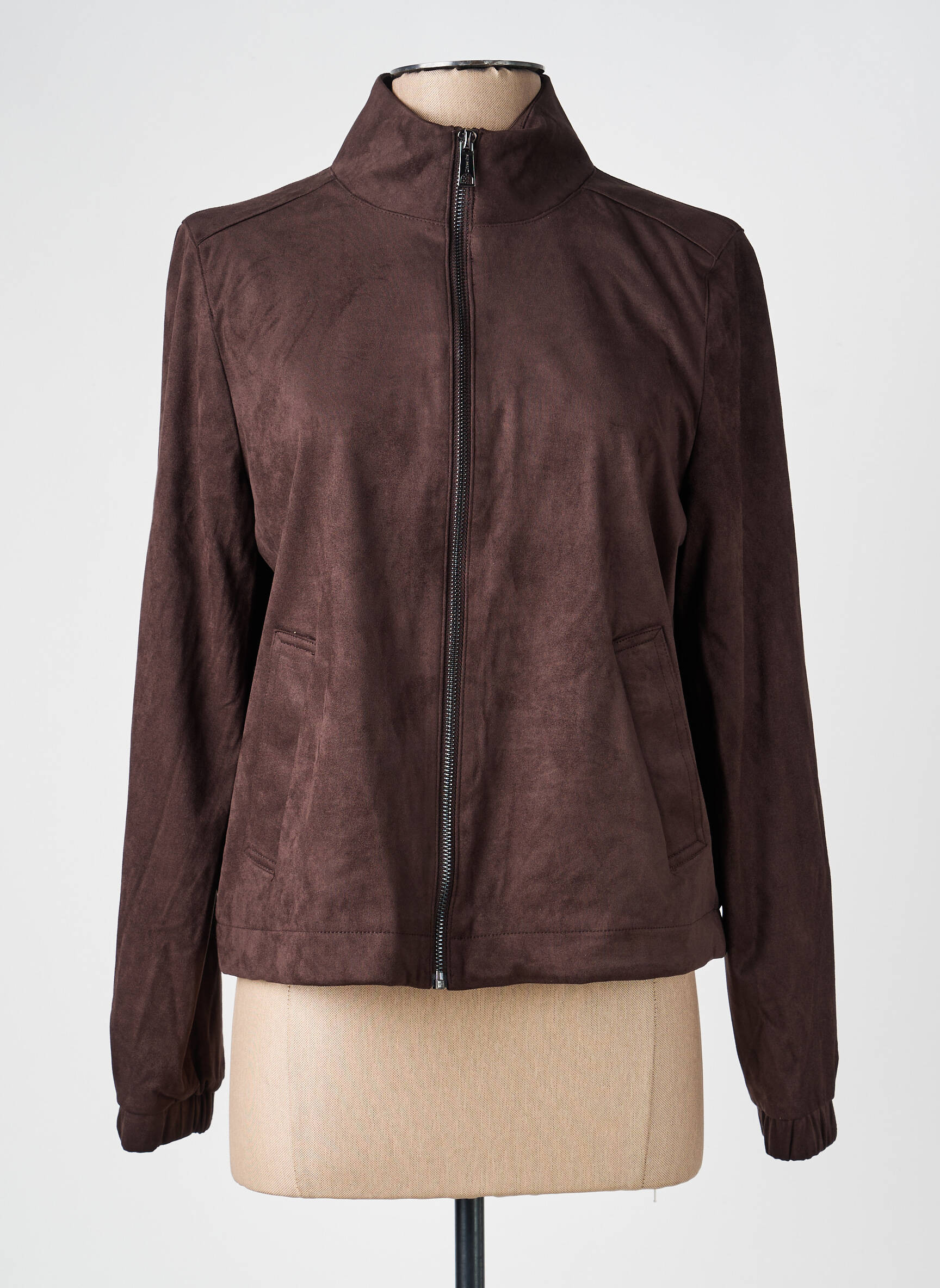 Veste casual coupe droite marron STREET ONE femme